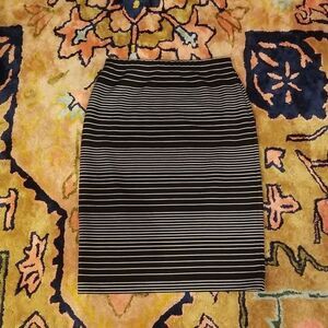 Max Studio Striped Pencil Skirt Size Small